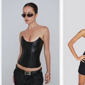 Miaou Black Leia corset size small.
